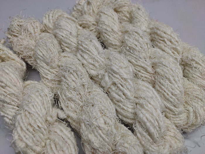 Recycled and sustainable textile yarns