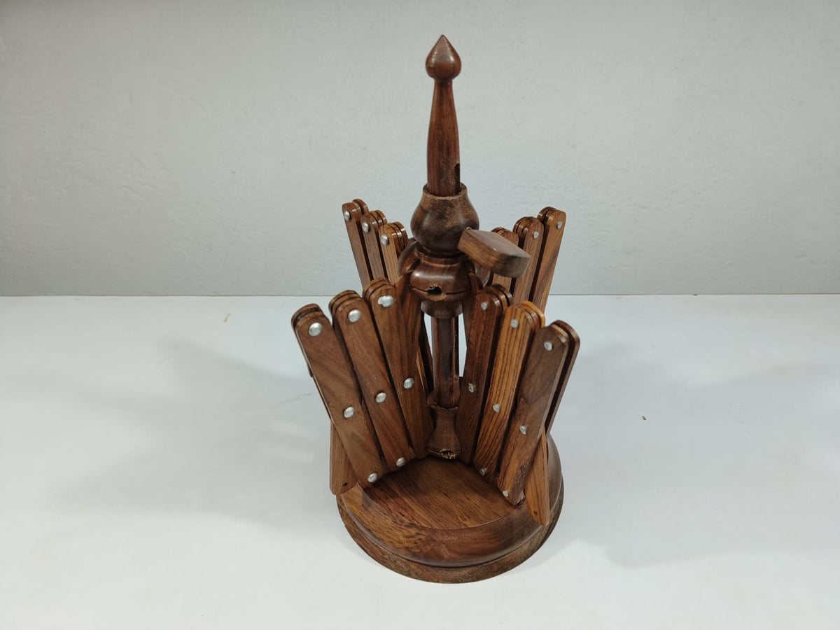 Rosewood Yarn Ball Winder - Knitting Handcrafted Large Yarn Winder Swift  Combo