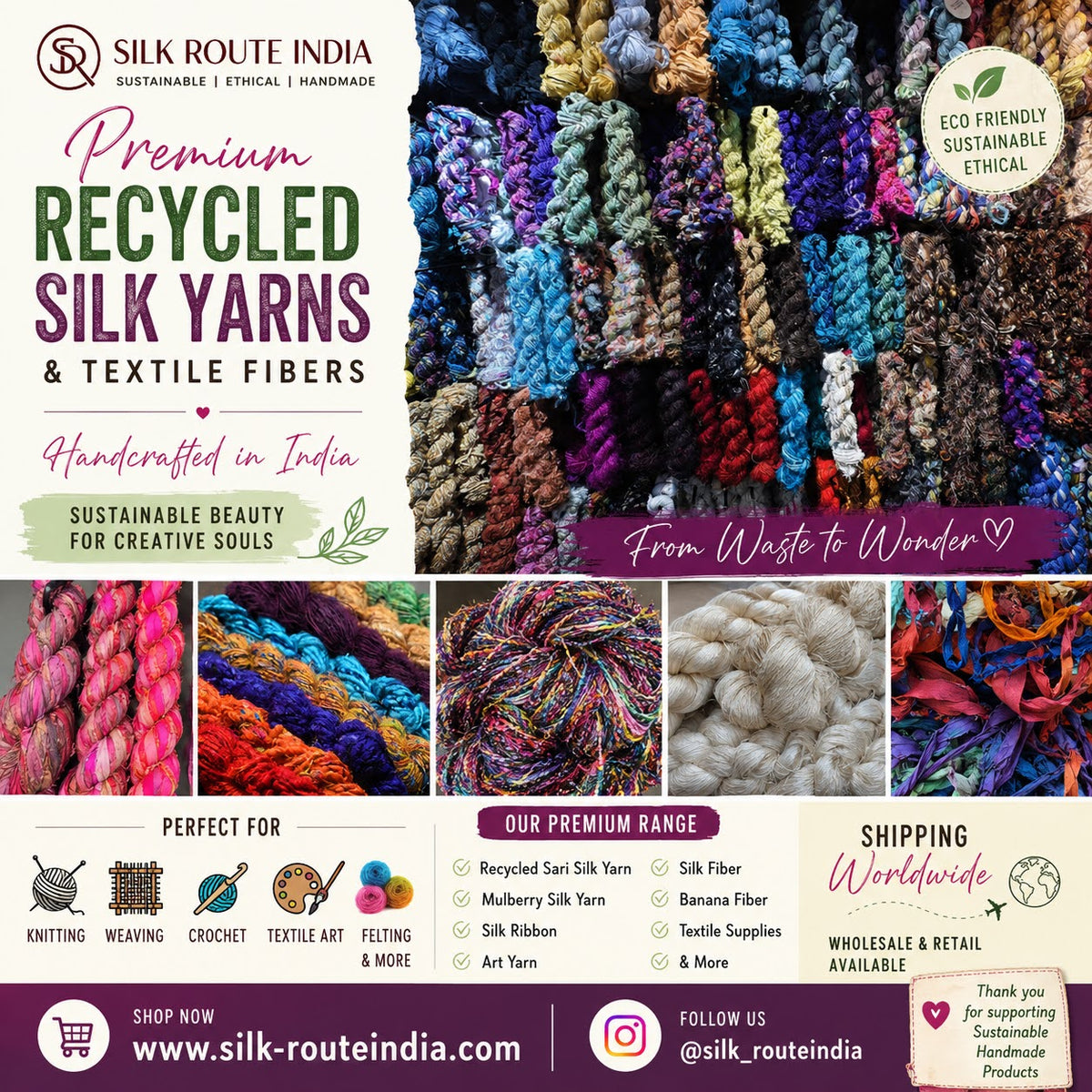 Sustainable Yarn: A Guide to Recycled and Natural Fibers