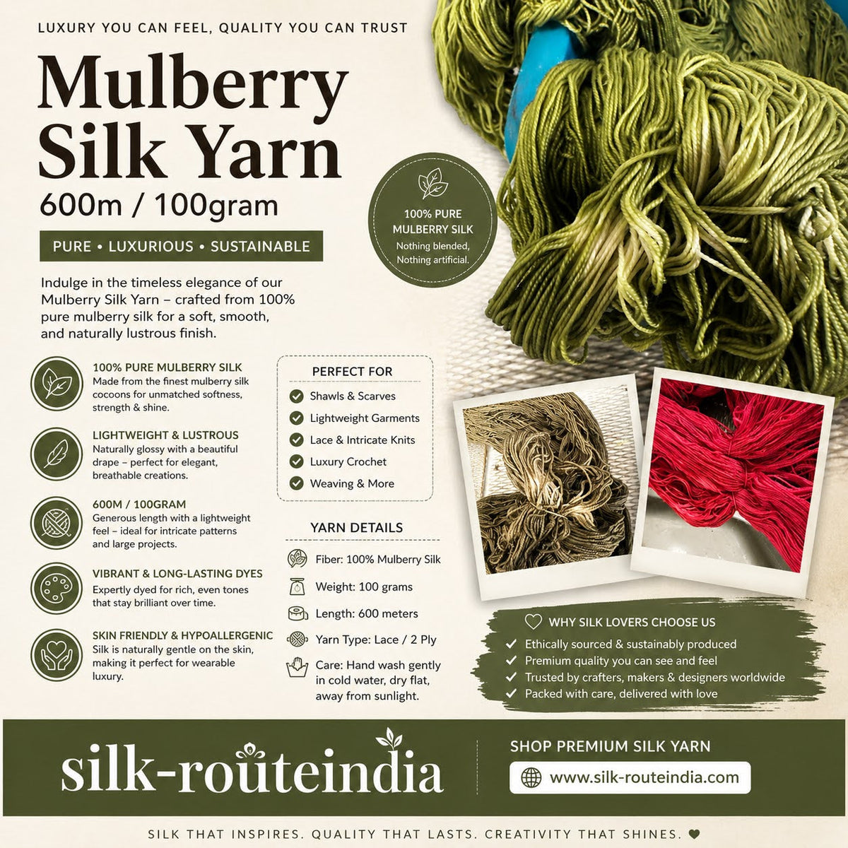 Premium Mulberry Silk Yarn
