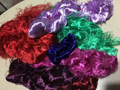 Banana viscose fiber in Multicolor, skein on white background - silk-routeindia