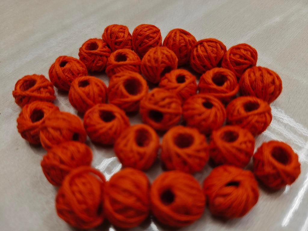 Cotton Thread Beads – Blood