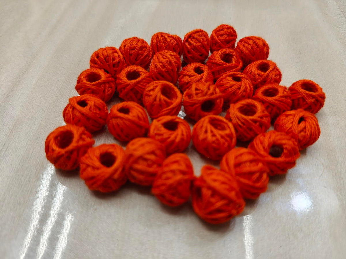 Cotton Thread Beads – Blood