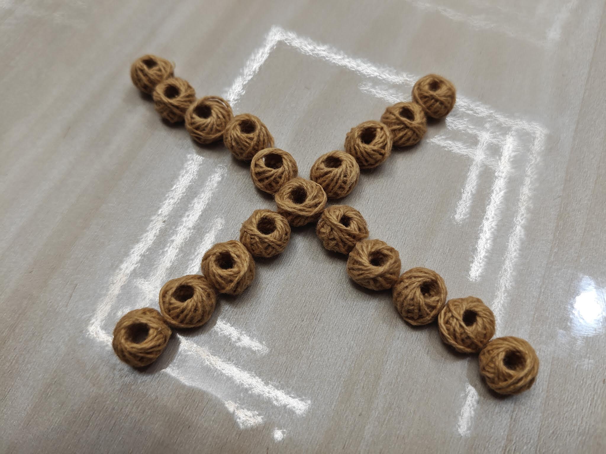 Cotton Thread Beads – Jute