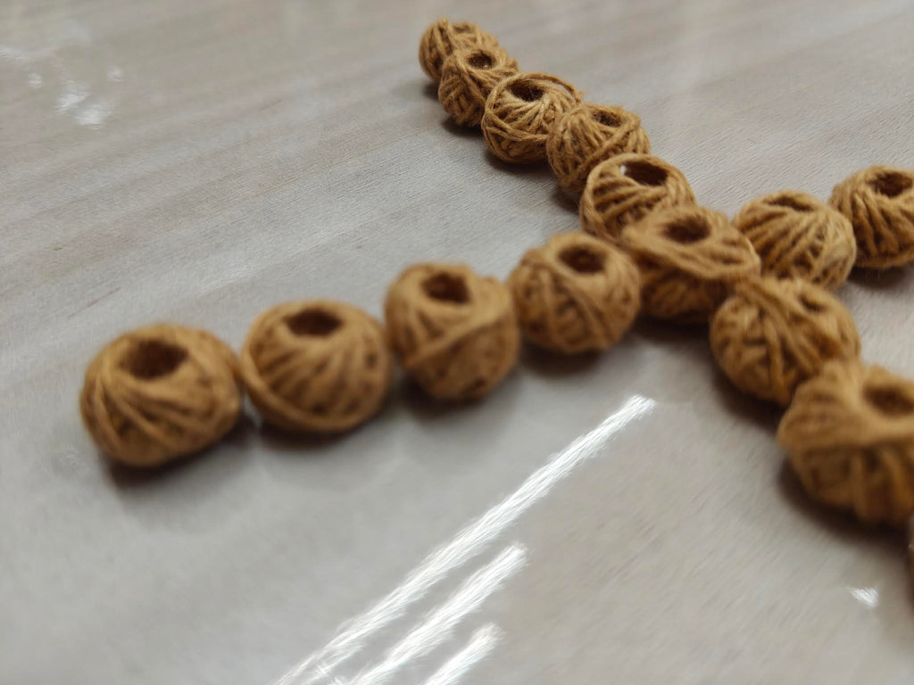 Cotton Thread Beads – Jute