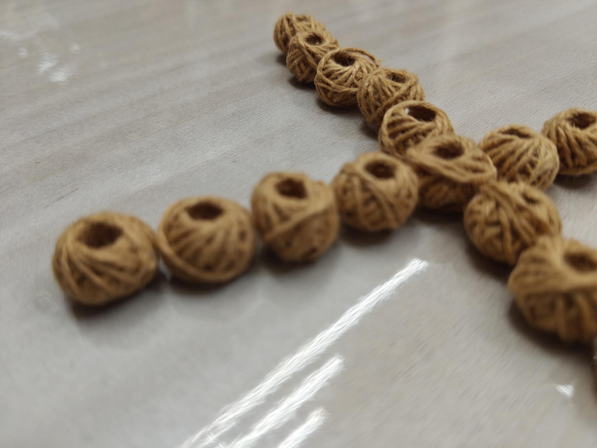 Cotton Thread Beads – Jute