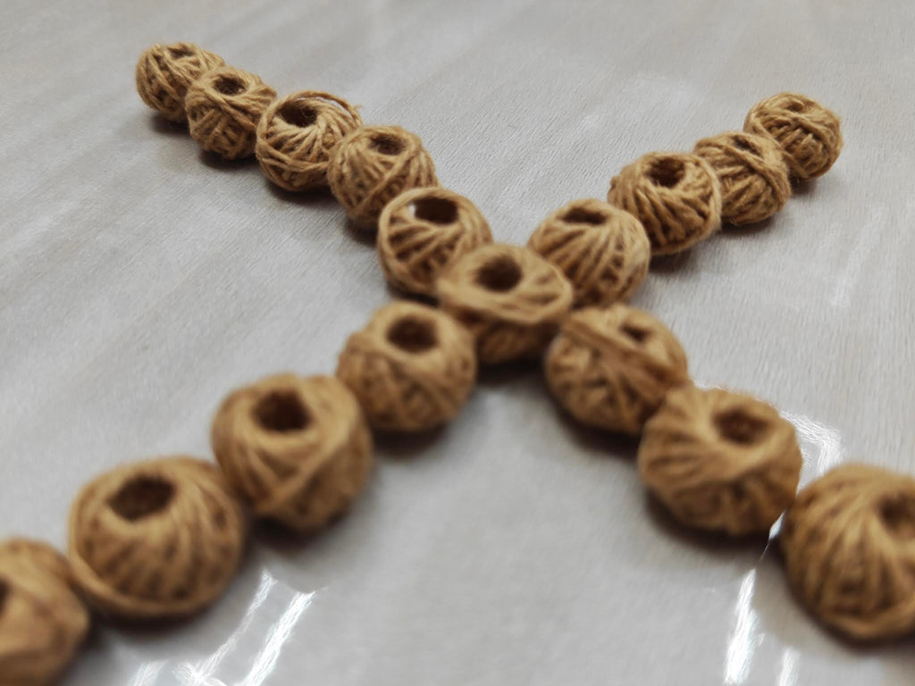 Cotton Thread Beads – Jute