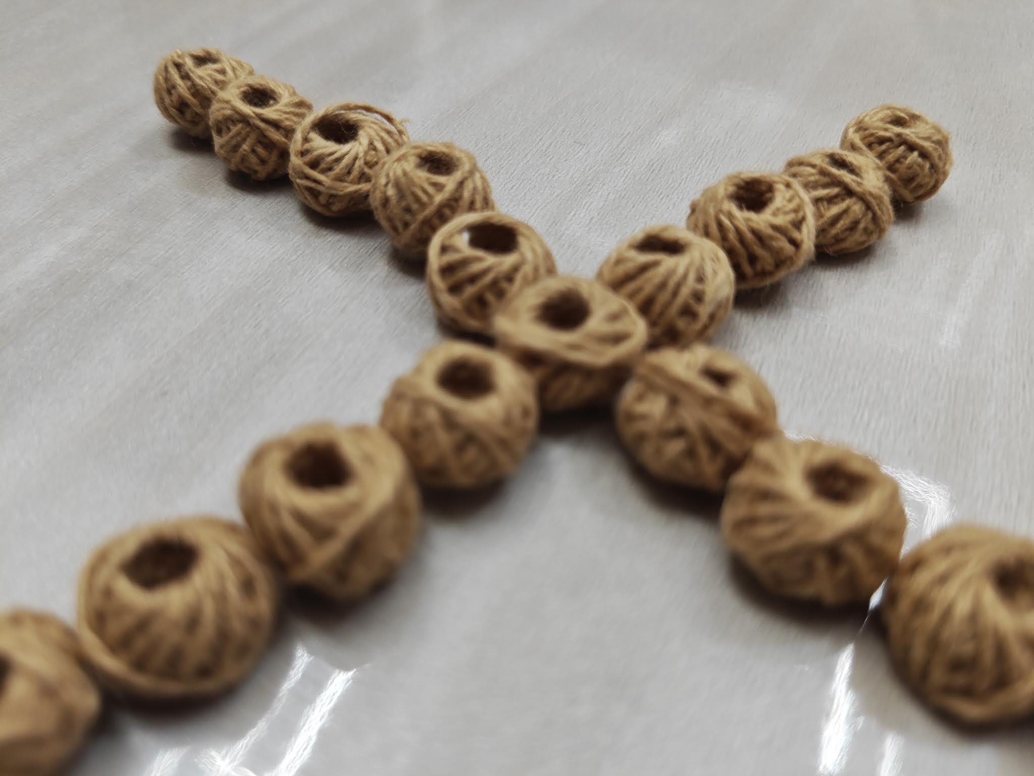Cotton Thread Beads – Jute