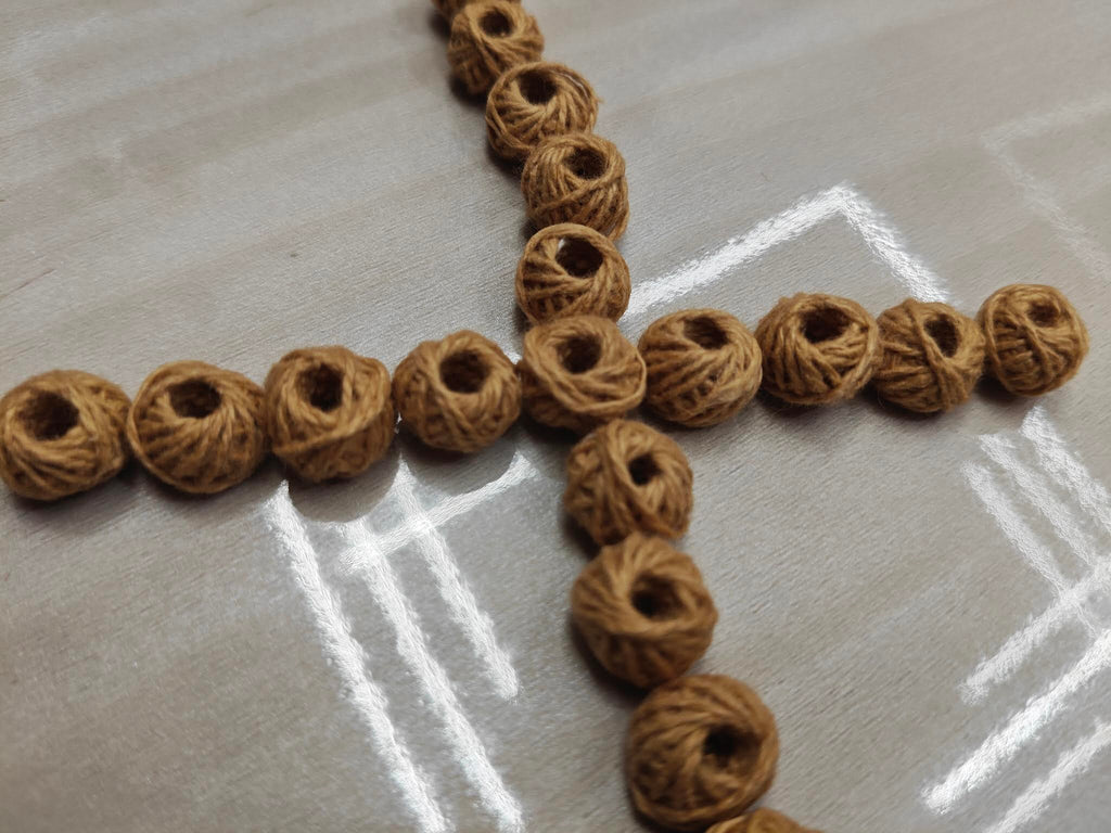 Cotton Thread Beads – Jute