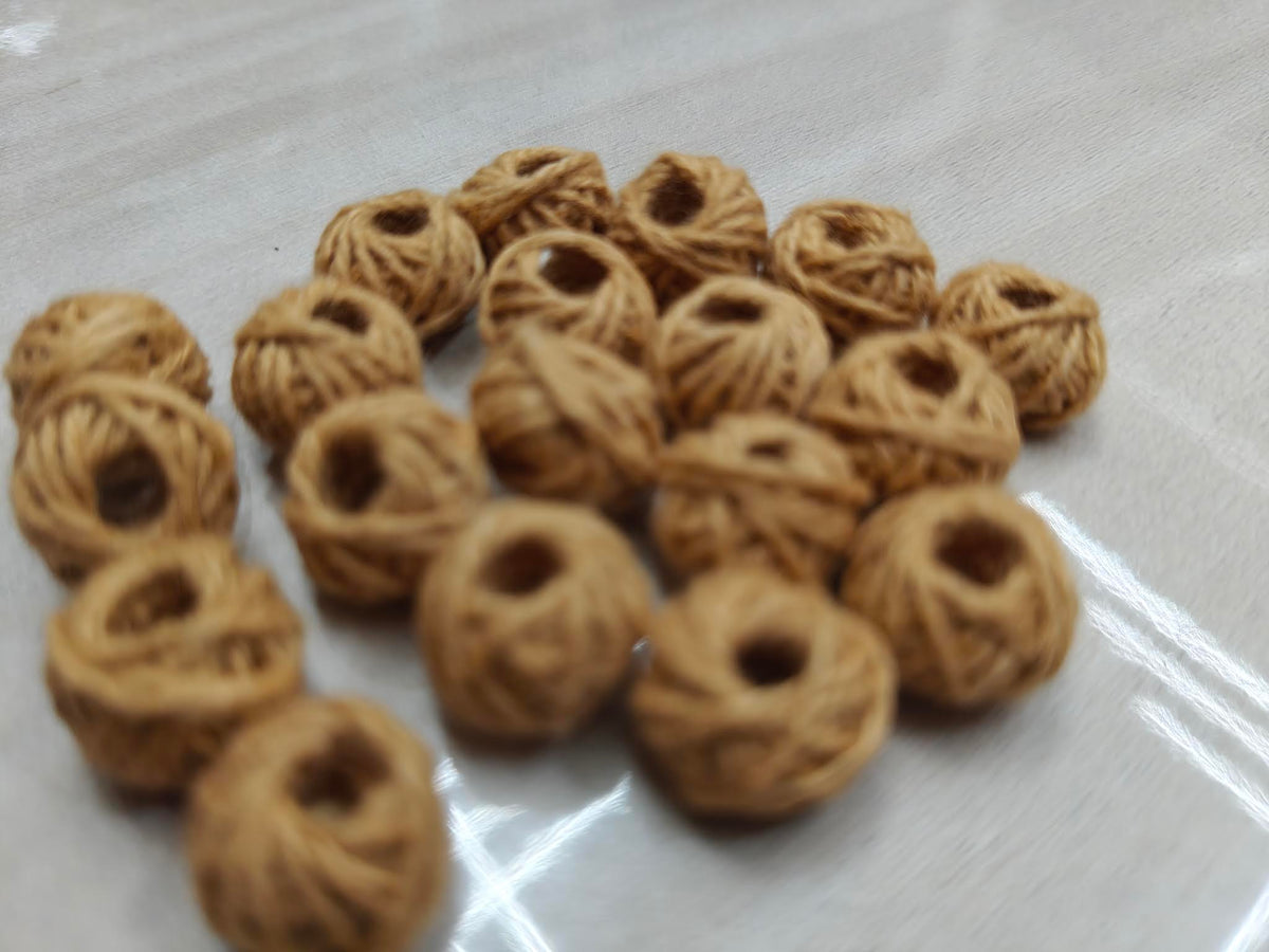 Cotton Thread Beads – Jute