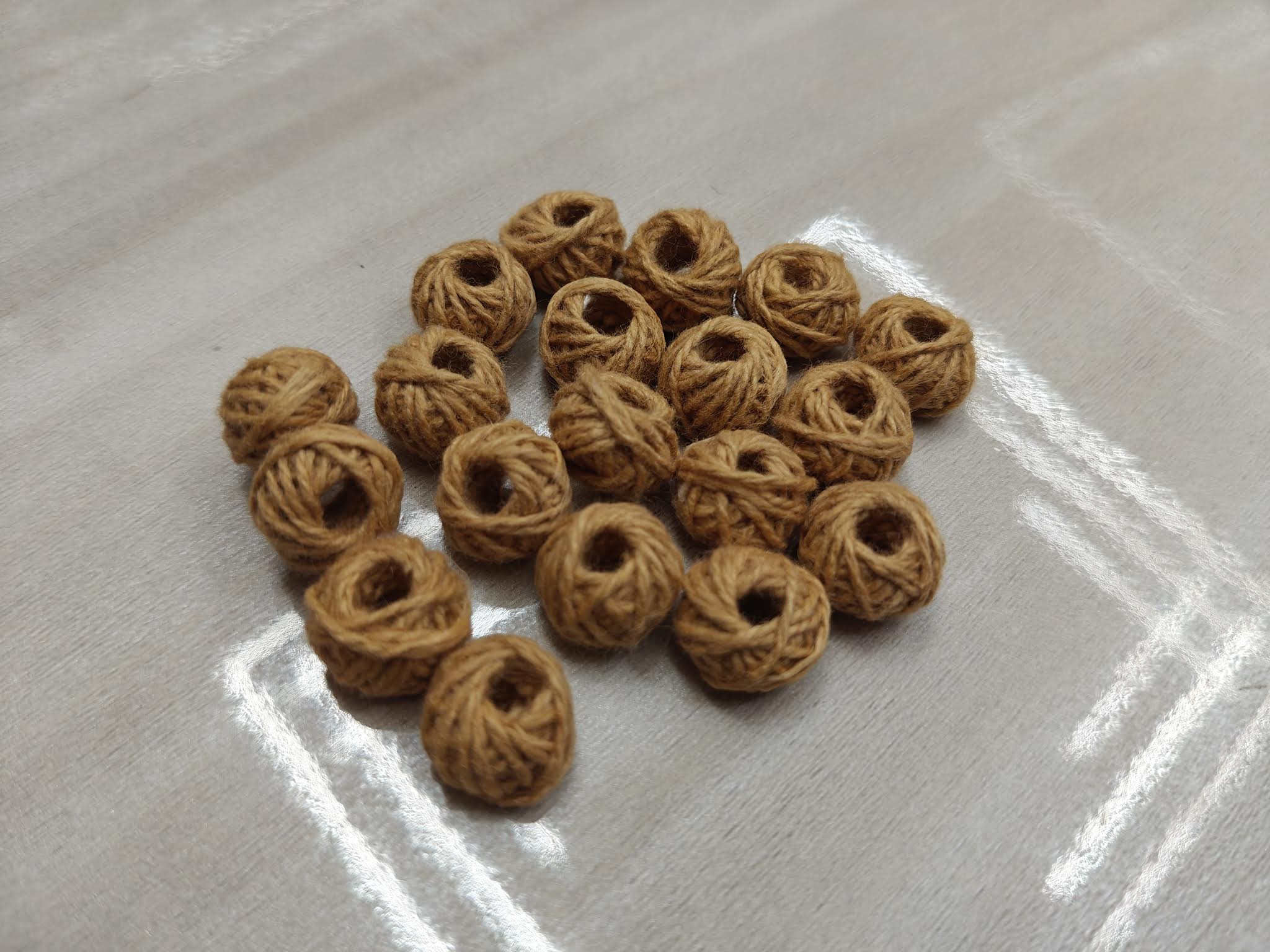 Cotton Thread Beads – Jute