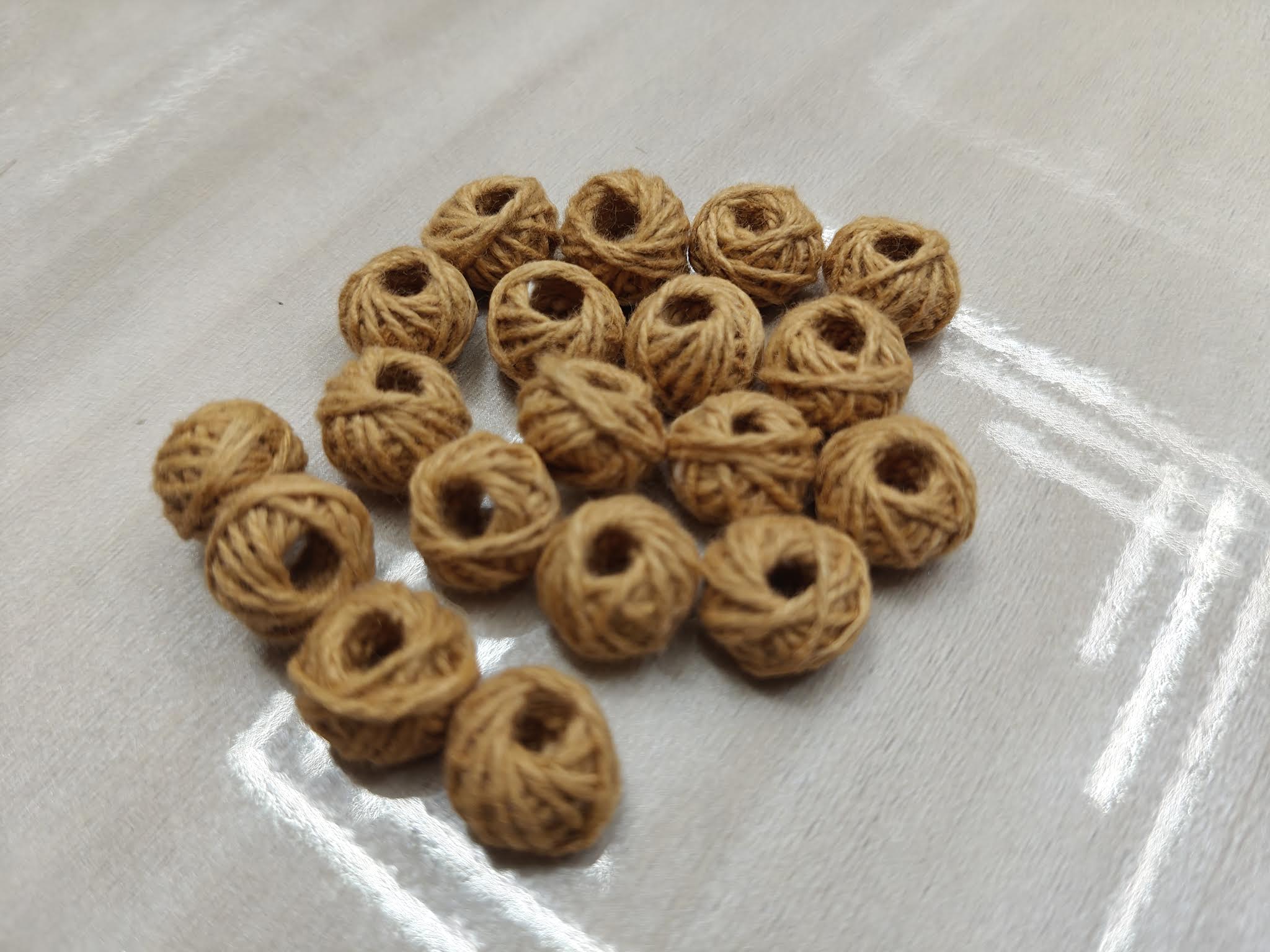 Cotton Thread Beads – Jute