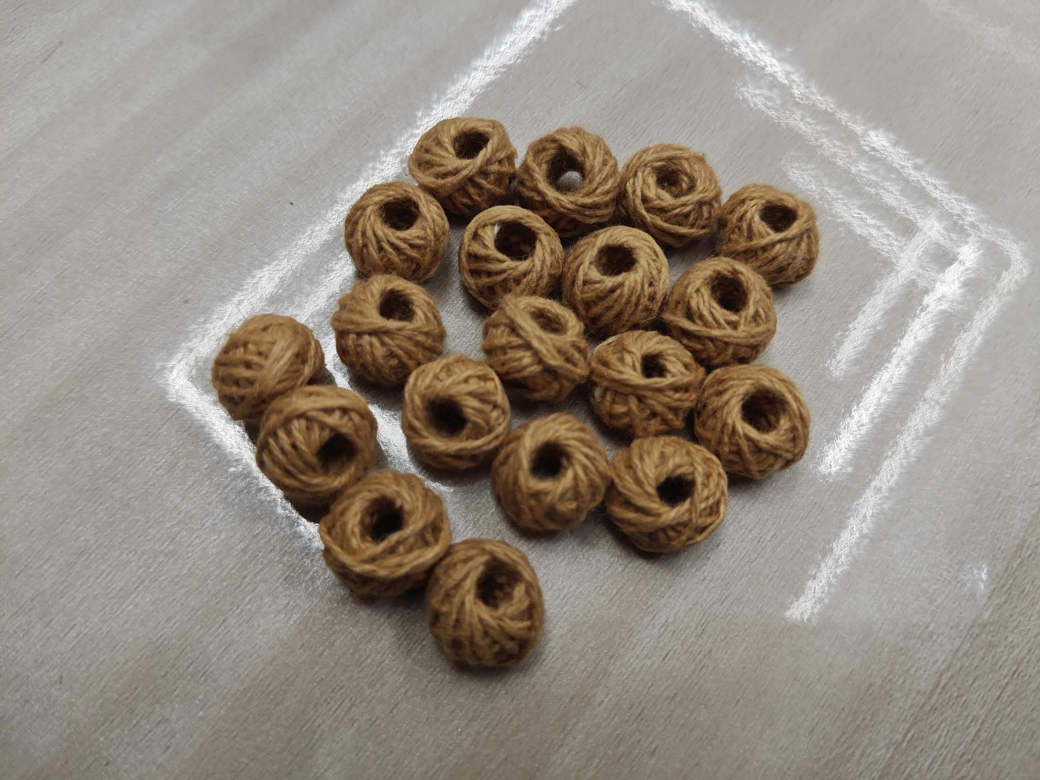 Cotton Thread Beads – Jute