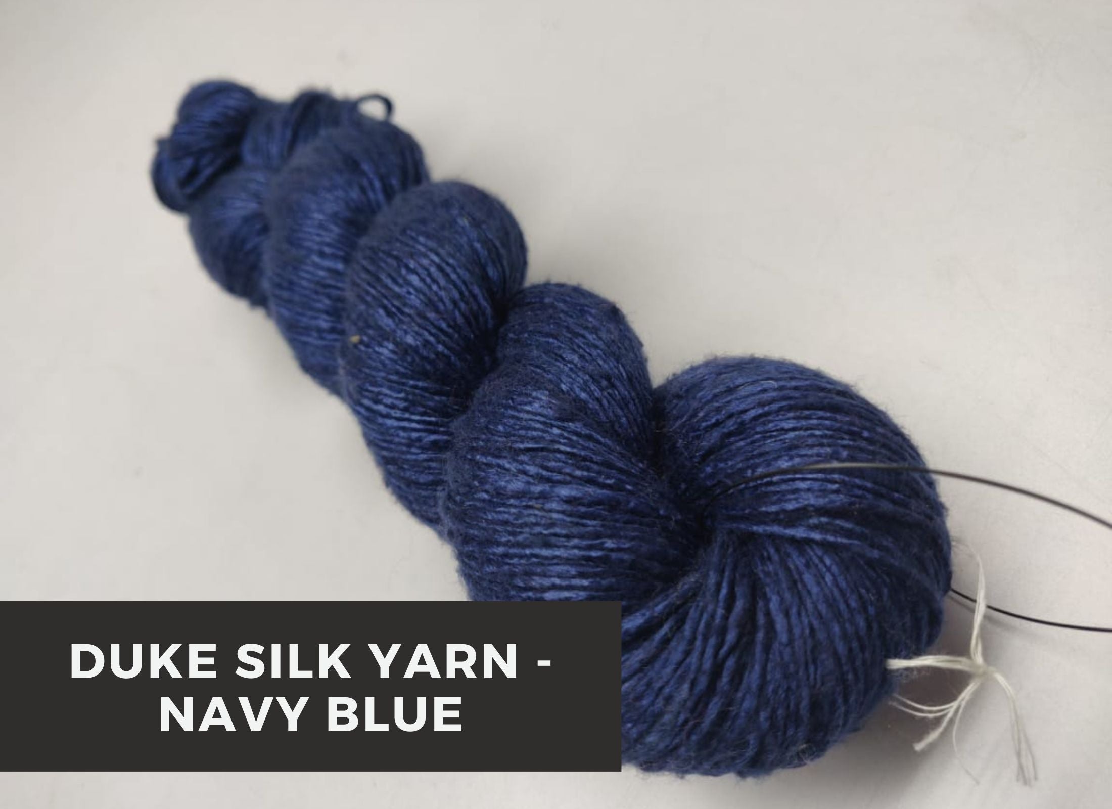 Duke Silk yarn - Navy Blue