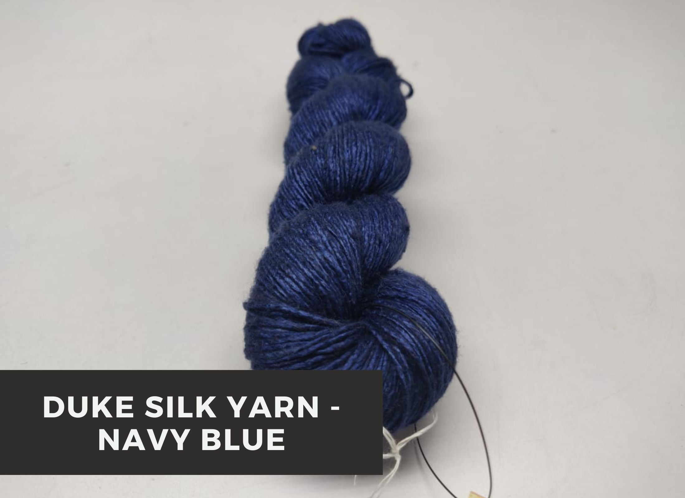 Duke Silk yarn - Navy Blue