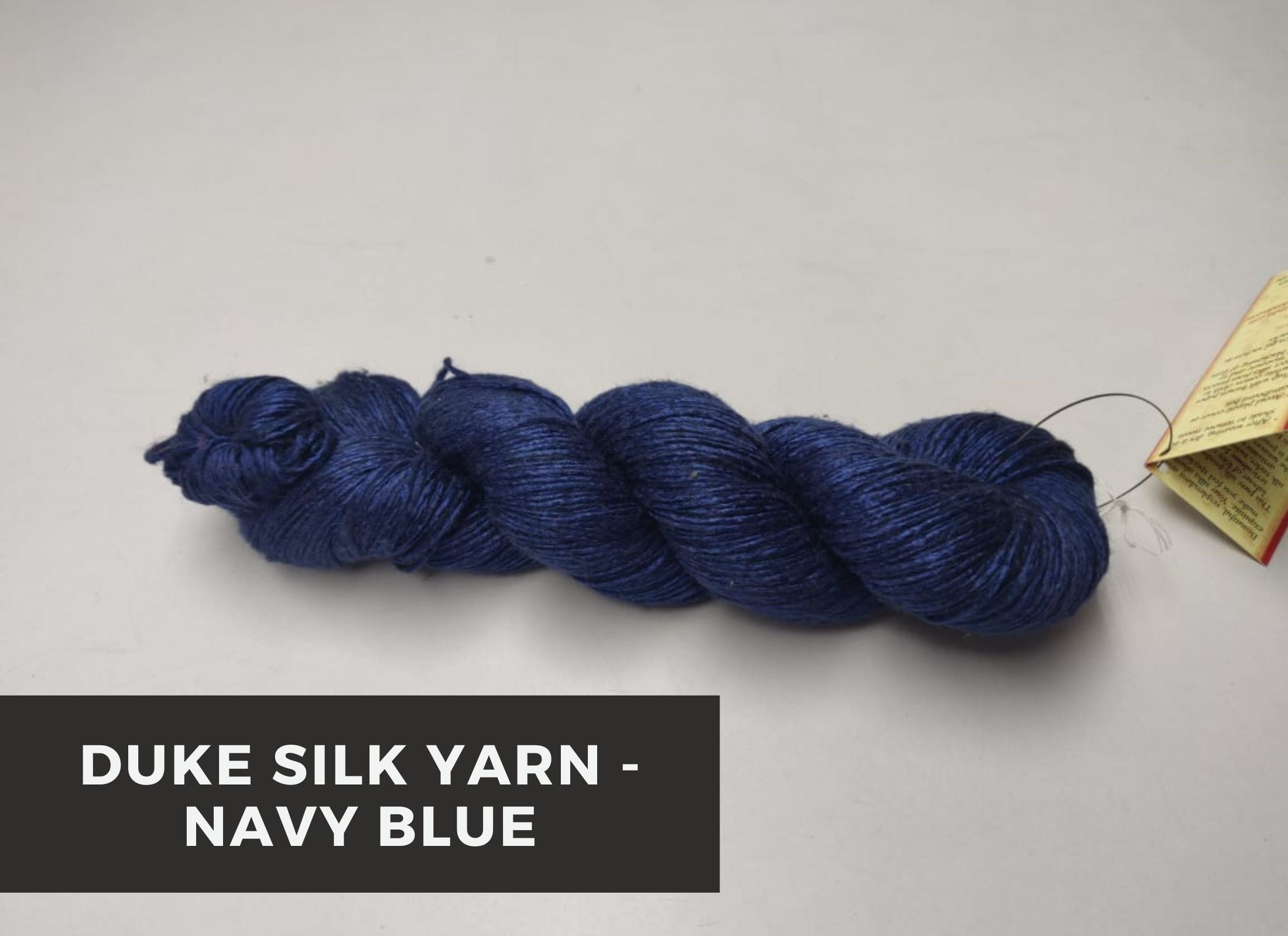 Duke Silk yarn - Navy Blue