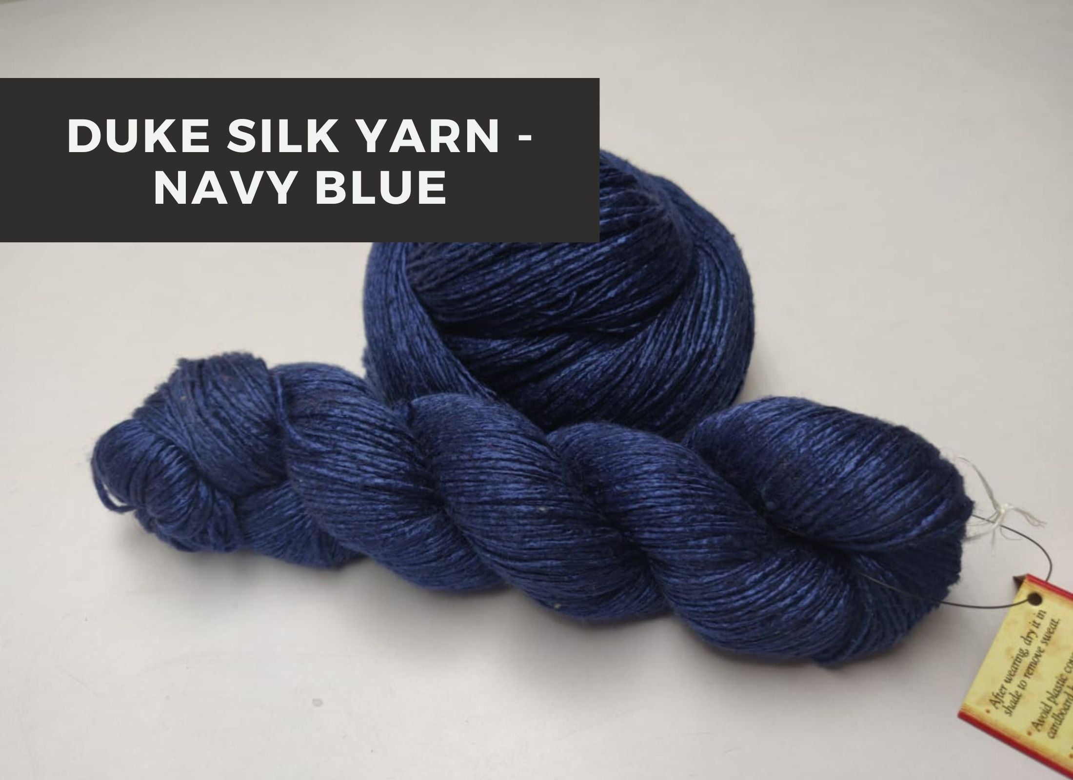 Duke Silk yarn - Navy Blue