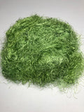Banana viscose fiber in Light Green, skein on white background - silk-routeindia