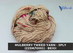 Mulberry Tweed Yarn - Beigi