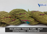 Mulberry Tweed Yarn - Crocodile