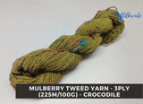 Mulberry Tweed Yarn - Crocodile