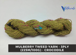 Mulberry Tweed Yarn - Crocodile