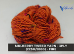 Mulberry Tweed Yarn - Fire