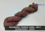 Mulberry Tweed Yarn - Rosy