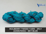 Mulberry Tweed Yarn - Sea Blue