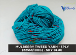 Mulberry Tweed Yarn - Sea Blue