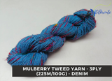 Mulberry Tweed Yarn - Denim