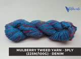 Mulberry Tweed Yarn - Denim