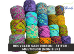 Recycled Sari Ribbon - Non Silk - Stitch