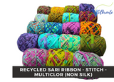 Recycled Sari Ribbon - Non Silk - Stitch