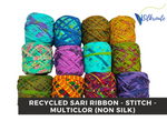 Recycled Sari Ribbon - Non Silk - Stitch