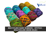 Recycled Sari Ribbon - Non Silk - Stitch