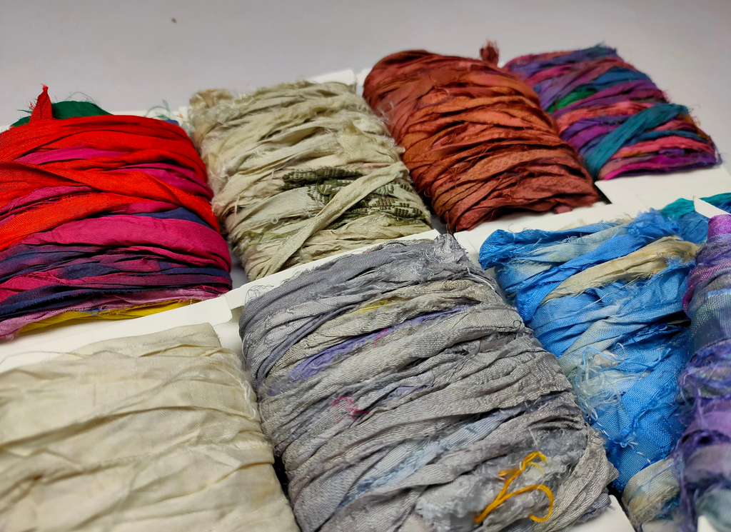 Product Details, Recycled Silk Yarn, Novelty Silk Yarns, Sari Silk