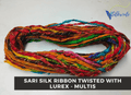 recycled-sari-ribbon,upcycled-fabric-ribbon,textile-ribbon,handmade-ribbon,sustainable-crafts,eco-friendly-materials,fiber-art-supplies,weaving-ribbon,ribbon-yarn,boho-craft-supplies,mixed-media-art,fabric-strips,zero-waste-crafts