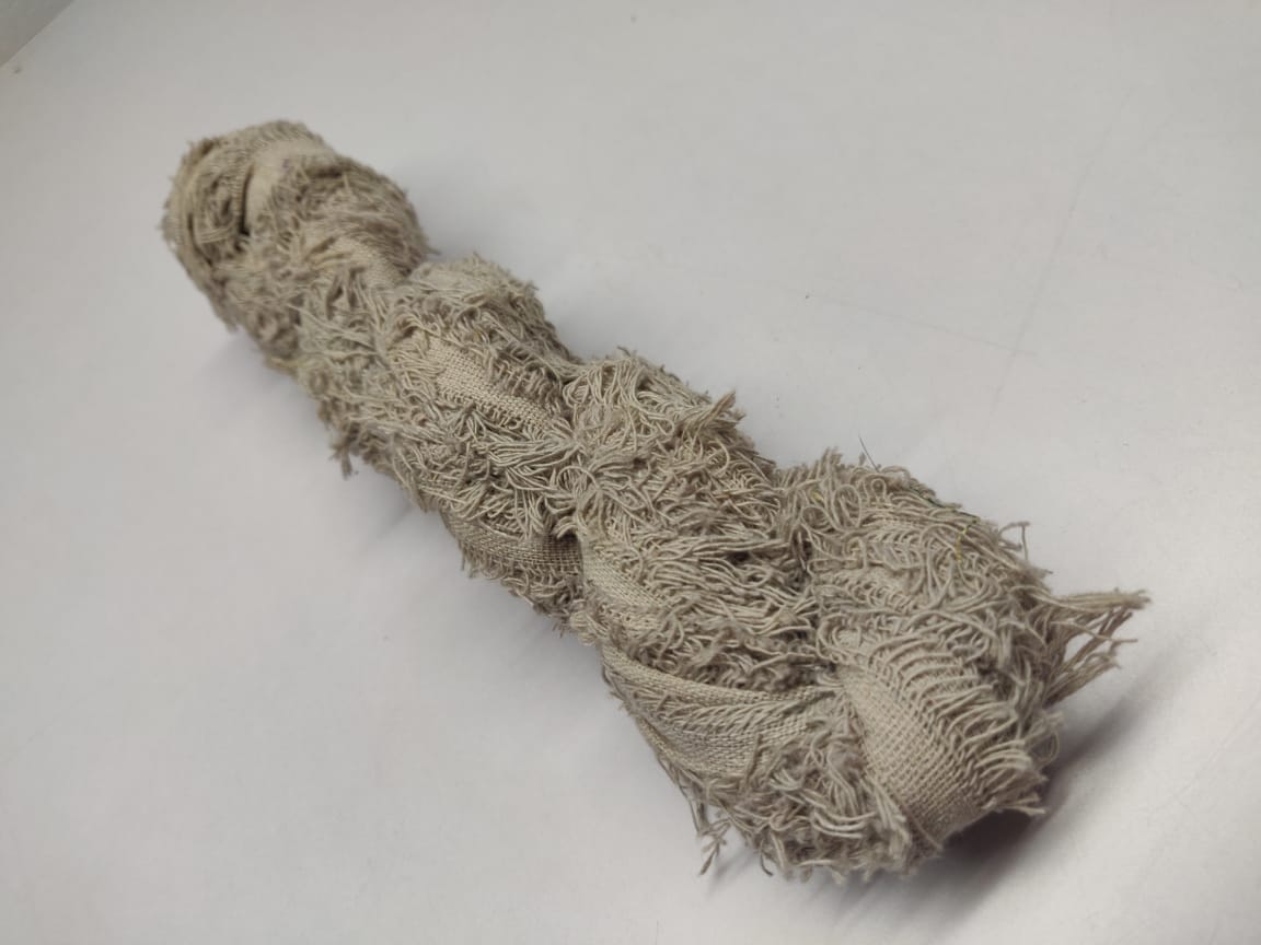 Cotton Frizz Ribbon - Smoky Brown
