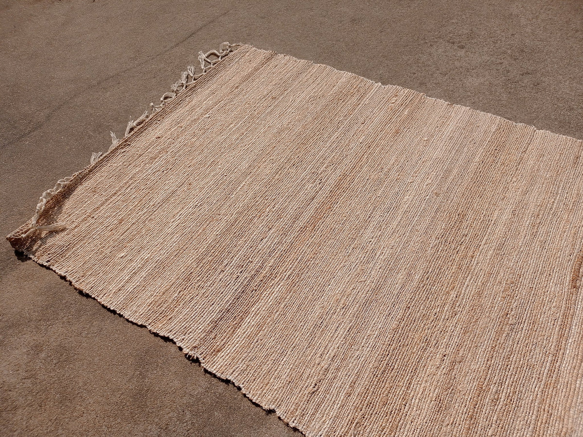 Banana fiber yoga mat in use - silk-routeindia