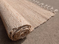 Banana fiber yoga mat, full view - silk-routeindia