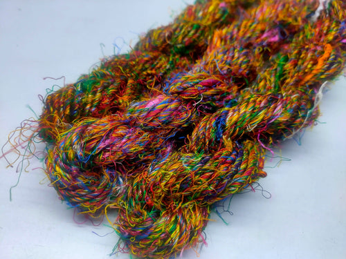 Banana Yarn Prime Festival Multi hand spun viscose rayon yarn