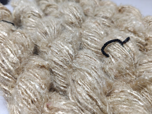 Biscuit banana fiber yarn 1 - hand-spun yarn for knitting and crochet