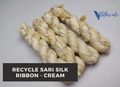 Recycled Sari silk Ribbon is the by-product of colorful saris that women wear in India.  The vibrant colors and unique texture of these silk fabric, the sari silk ribbons are inspirational to designers, knitters, and artisans.  recycled sari ribbon,  recycled sari silk ribbon yarn, recycled sari ribbon,  recycled ribbon, recycled silk,  recycled sari silk ribbon, ribbon yarn,  sari silk yarn, sari silk ribbon yarn,