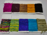 Sari Silk Yarn Prime-10 Colors of 20 Yards - SilkRouteIndia