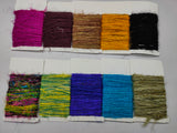 Sari Silk Yarn Prime-10 Colors of 20 Yards - SilkRouteIndia