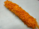 Linen Fuzzy Ribbon - Orange - SilkRouteIndia