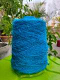 Recycle Sari Silk Yarn Prime - Sea Blue - SilkRouteIndia