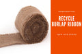 Burlap Ribbon - 1 inches Wide - SilkRouteIndia